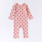 Spring Arrival Baby Unisex Long Sleeves Cute Heart Pattern Rompers