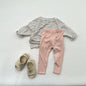 Children's Solid Color Leggings Girls Kindergarten Trousers-1