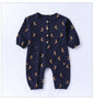 Spring Arrival Baby Unisex Long Sleeves Waffle Grid and Simple Pattern Rompers