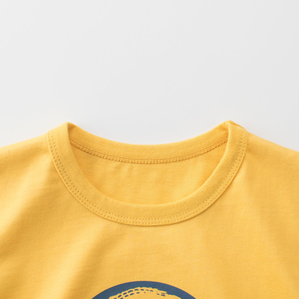 Boys’ Dinosaurs and Letters Print T-shirt in European and American Style