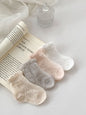 Pairs Summer Super Thin Breathable Socks For Girls: Baby Girls Floral Pattern Socks-2