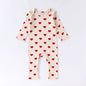 Spring Arrival Baby Unisex Long Sleeves Cute Heart Pattern Rompers
