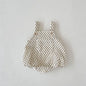 Baby Print Pattern Vintage Style Cute Strap Onesies