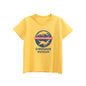 Boys’ Dinosaurs and Letters Print T-shirt in European and American Style