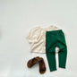 Children's Solid Color Leggings Girls Kindergarten Trousers-7