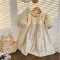 Summer Arrival Baby Kids Girls Cute Short Sleeves Flowers Pattern Printed Dress