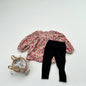 Children's Solid Color Leggings Girls Kindergarten Trousers-6