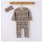 Spring Arrival Baby Unisex Long Sleeves Leopard Pattern Rompers and Onesies